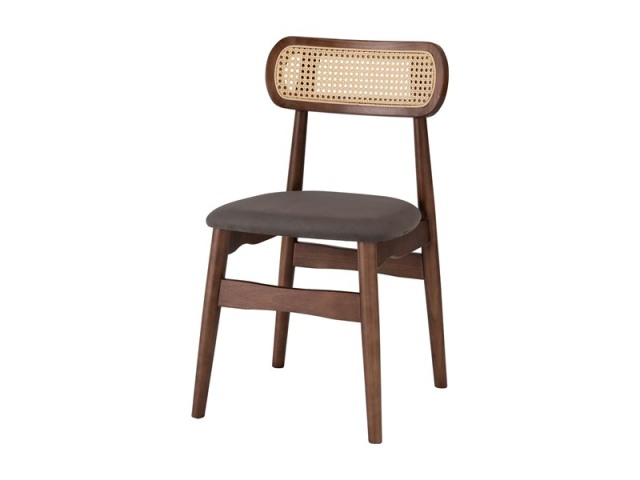 ダイニングチェア スタイリッシュ 椅子 イス チェア ラタン調 完成品 固定脚 Dane
