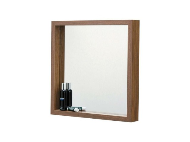 壁掛けミラー 鏡 42×42cm ウォールミラー 壁面 正方形 四角 角型 GEMI