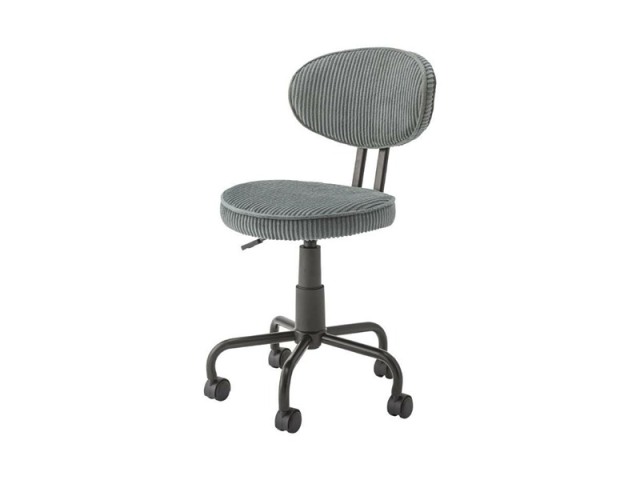 デスクチェア スタイリッシュ 北欧テイスト チェア 椅子 いす イス オフィスチェア 肘なし コーデュロイ ALVA