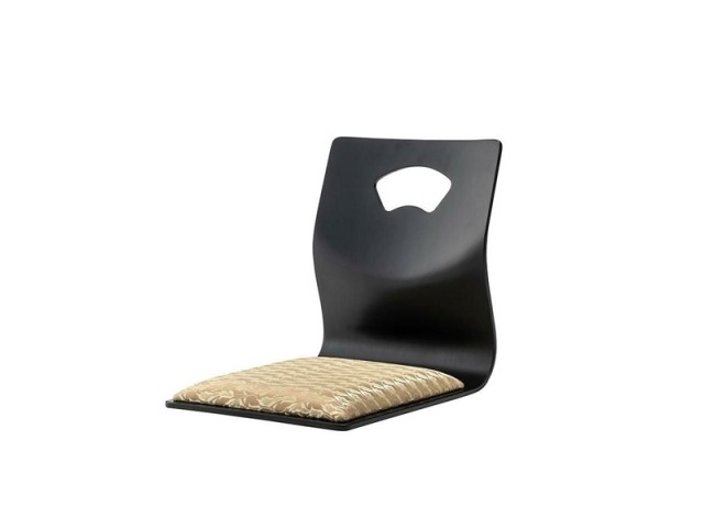 お座敷チェア 座椅子 完成品 ハンドル付きチェア 椅子 いす 座布団付き 和風 KIRA