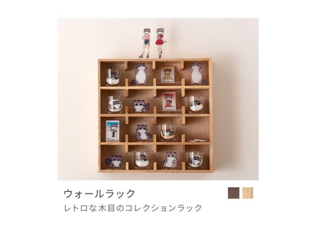 ウォールラック ケース コレクション収納 ウォールラック 棚 マグカップ収納 画材 グッズ