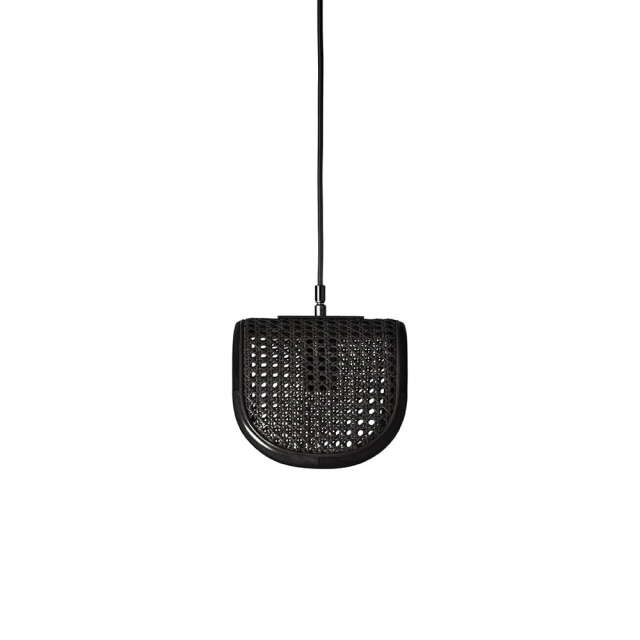 ラタン ペンダントランプ 1灯（電球なし）PENDANT LAMP 1BULB　ダイニング 照明 ランプ 籐 ブラック