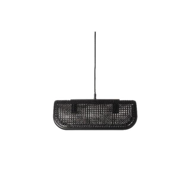 ラタンペンダントランプ 2灯（電球あり）PENDANT LAMP 2BULB ダイニング 照明 ランプ 籐 ブラック