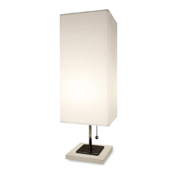 【送料無料】モダンでシンプルなテーブルスタンドライト照明 ホワイトとブラック