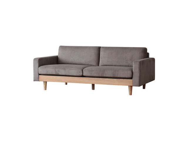 フリート 3人掛け ソファ コーデュロイ Lionbark《大型商品》(受注生産品)