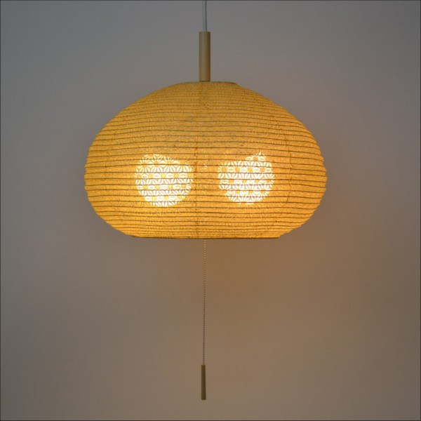 【送料無料】 天井照明 提灯 お椀型ペンダントライト 小ぶりながらボリューム感を感じさせるデザイン