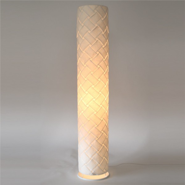 【送料無料】 和風デザイン 楮和紙シェード 筒型フロアスタンドライト