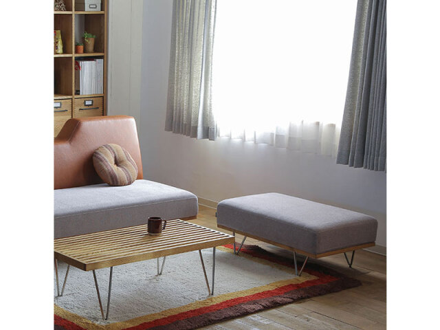 クラッシュゲート イット オットマン ライトグレー イットソファ 専用スツール ライトグレー（受注生産）