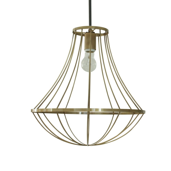 【送料無料】アンティークなデザイン照明 曲線フレームが個性的なペンダントライト