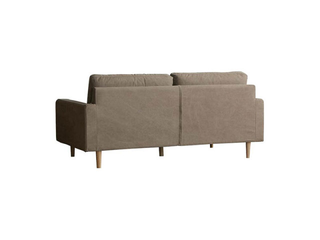 フリーダ 2.5人掛け ソファ キャンバスブラウン 《大型商品》