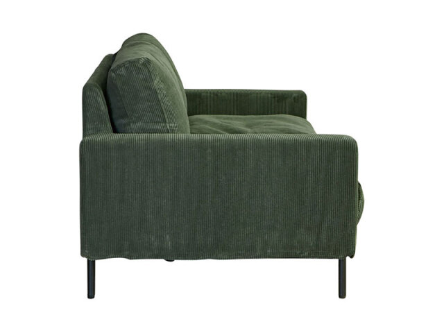 プルート 2.5人掛けソファ オリーブグリーン 《大型商品》