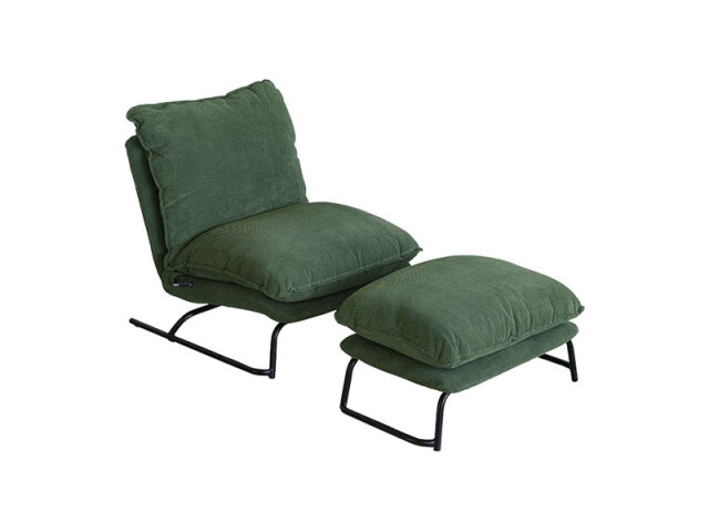 オリーブグリーン オットマン