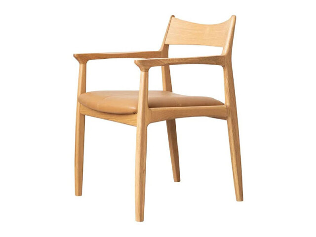 オーウェン2 ダイニングチェア オーク 肘あり