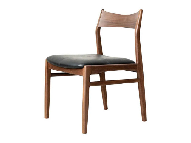 オーウェン2 ダイニングチェア ウォールナット 肘なし