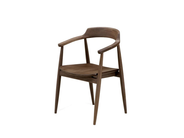 ロス2 ダイニングチェア 関家具 NWLH ウォールナット