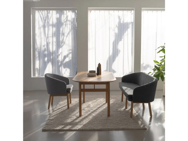 アーニー ダイニングチェア　シェードグレー