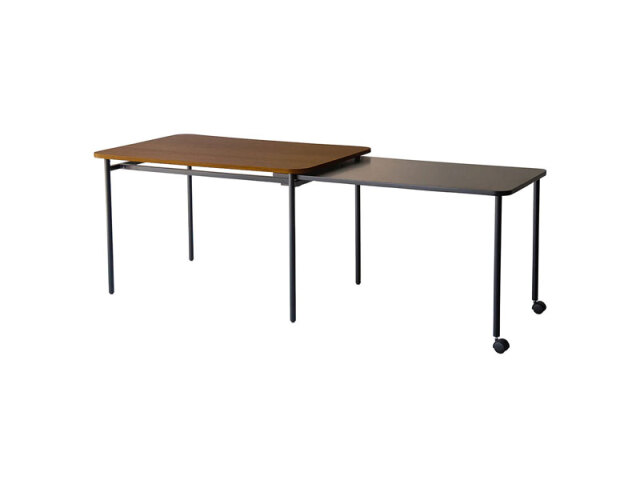 カペル2 ダイニングテーブル 角タイプ ウォールナット×ブラック