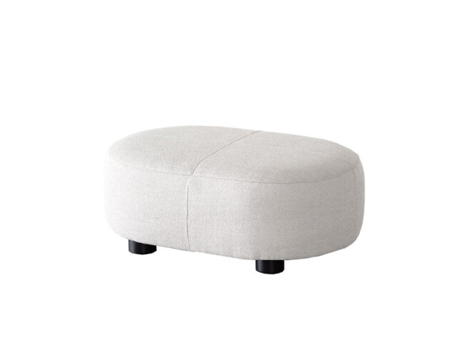 アールド オットマン ソファ 幅97 ルーケホワイト