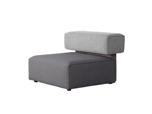 ウィムス 1人掛けソファ 幅90 グレーミックス