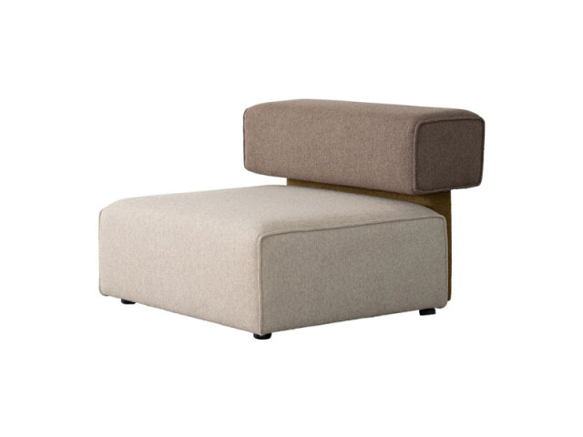 ウィムス 1人掛けソファ 幅90ベージュミックス