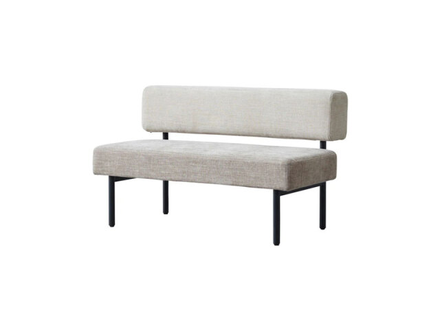 ウィムス ベンチソファ 幅120 グレージュミックス