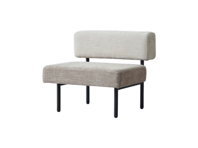 ウィムス ベンチソファ 幅80 グレージュミックス