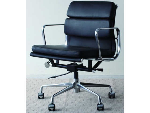 イームズアルミナムグループチェアソフトパッドミドルバック