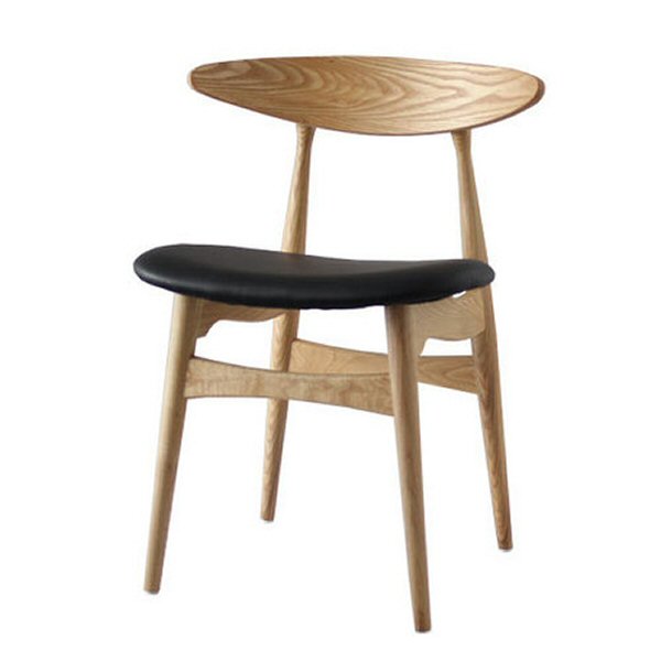 【送料無料】 おしゃれな木製ダイニングチェア ブラックとナチュラル