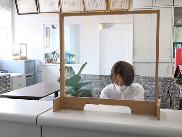 (送料無料)飛沫ガード間仕切り　900タイプ　NA