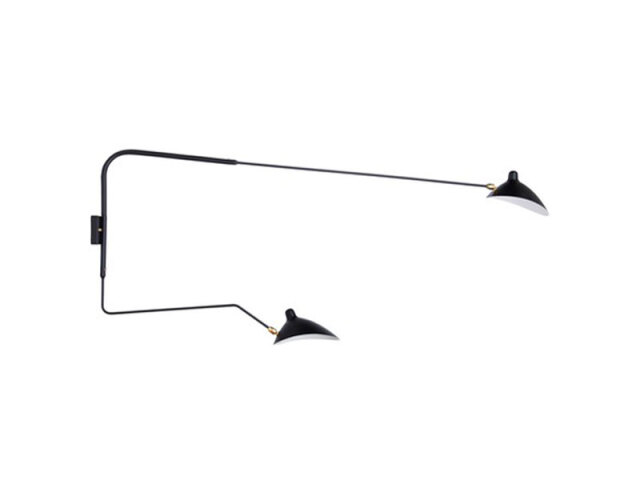 【受注生産品　納期3～4ヶ月】＜セルジュ・ムーユ＞ アプリク ミュラル ドゥ ブラ ピヴォタン ウォールライト 2アーム