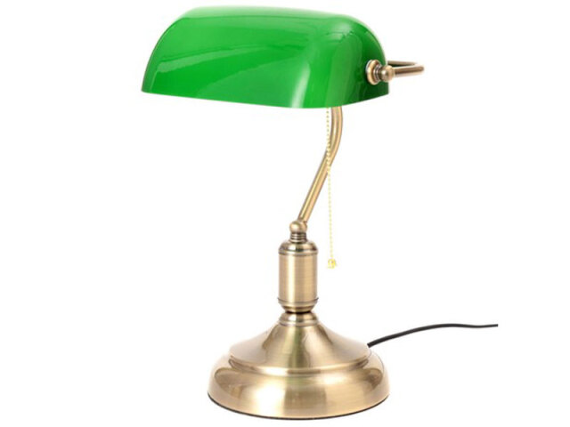 バンカーズランプ デスクライト グリーン