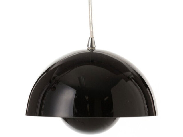 ＜ヴェルナー・パントン＞ フラワーポット ペンダントライト ブラック