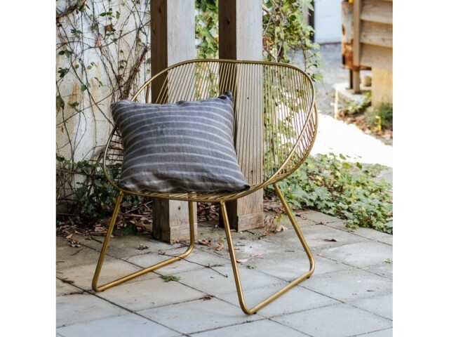 (送料無料)　座り心地がすごく心地いいワイヤーワイドチェアー