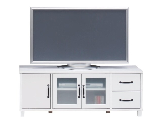 (送料無料)　お部屋が広く見えるWH家具シリーズ 組立家具/120ローボード　ユリアンII