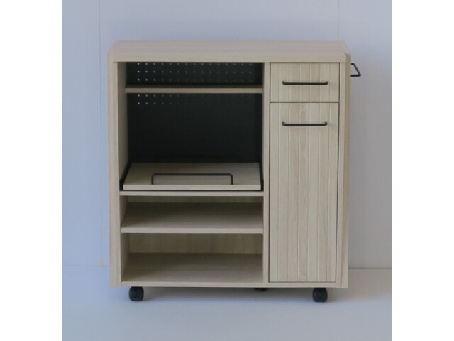 (送料無料)　北欧風を意識した収納キッチンシリーズ 組立家具/85レンジボード　Lily