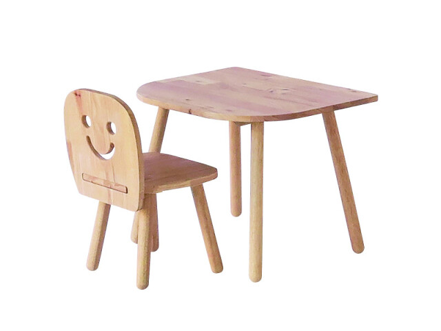 (送料無料)　天然木をふんだんに使ったナチュラルシリーズ 組立家具/NATURAL SIGNATURE　キッズデスクセットII