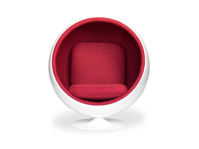 (送料無料) ボールチェア 3Lダークレッド