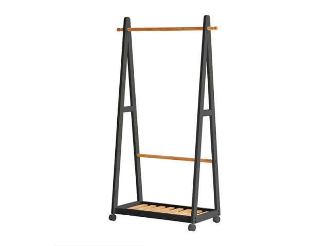 (送料無料)木の質感を活かしたツートン仕様のハンガー