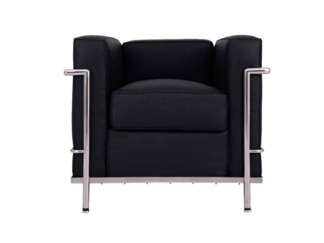 コルビジェ ソファ LC2【PVC】応接に最適なデザインの1人掛け