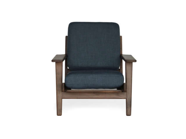 (送料無料) GE290 ソファ 1人掛け ウォールナット