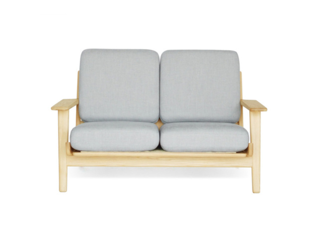 (送料無料) GE290 ソファ 2人掛け アッシュ