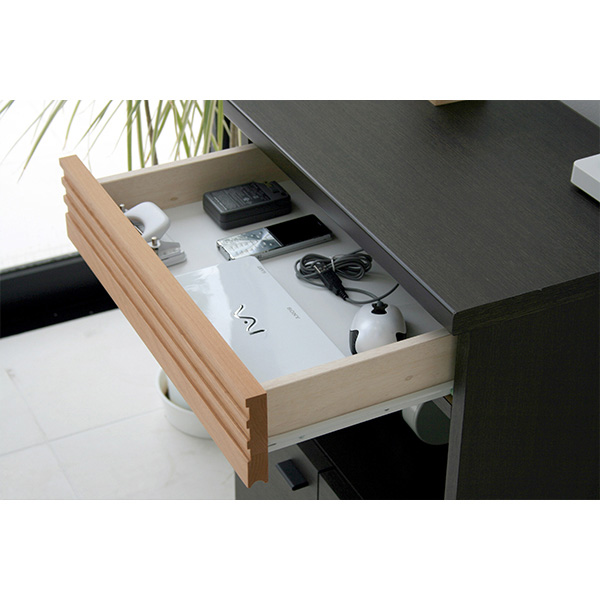 日本製 オシャレなデザインのFAX台