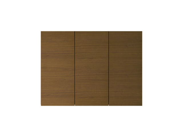 (送料無料)ハーベスト オーダー上置3枚扉 WALNUT