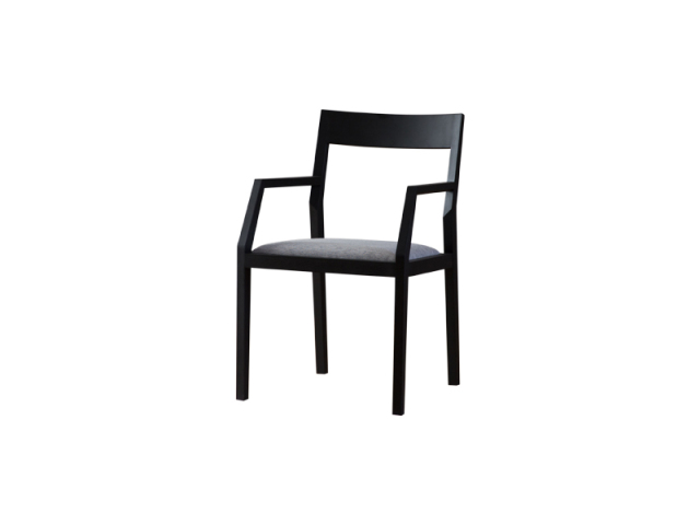 (送料無料)キールアームチェア BLACK