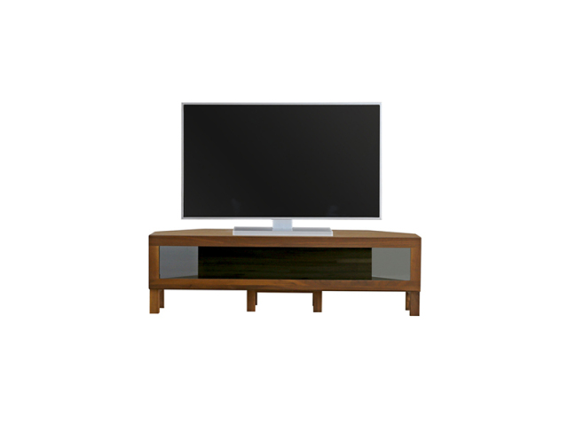 (送料無料)レッチェ 120コーナーTVボード WALNUT