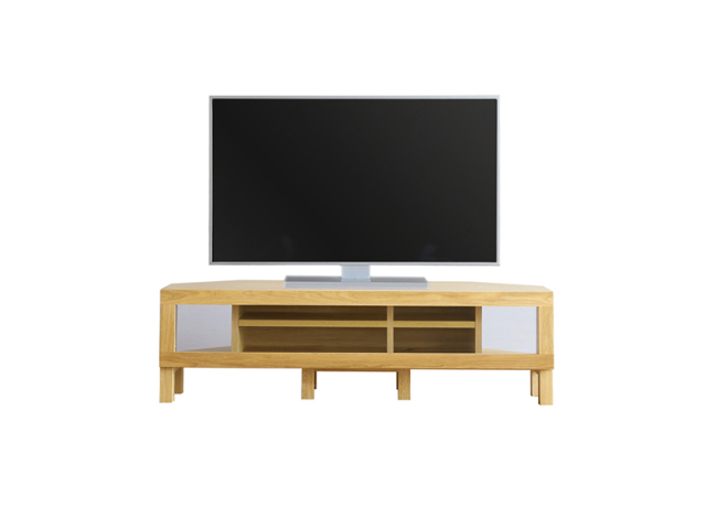 (送料無料)レッチェ 120コーナーTVボード WHITEOAK