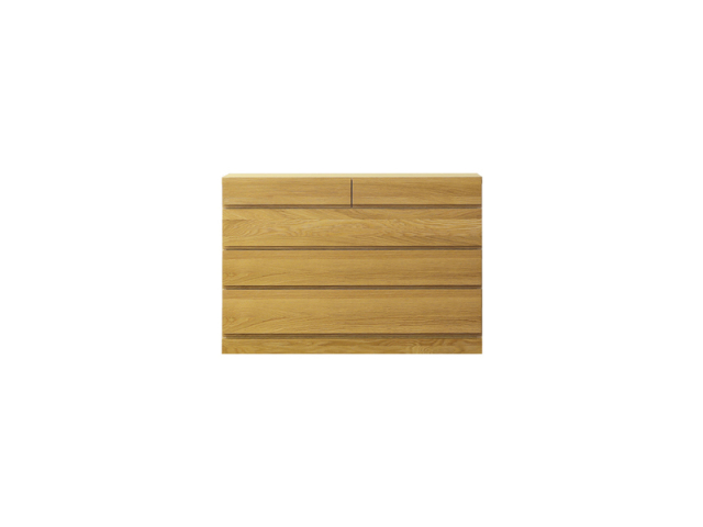 (送料無料)レッチェ 120ローチェスト WHITEOAK