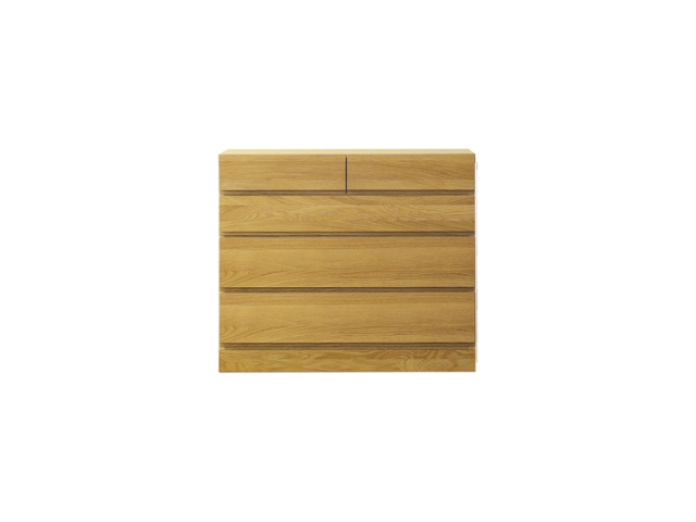 (送料無料)レッチェ 80サイドチェスト WHITEOAK