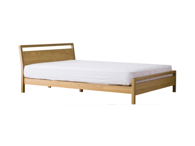 (送料無料)マーク ベッド WHITE OAK