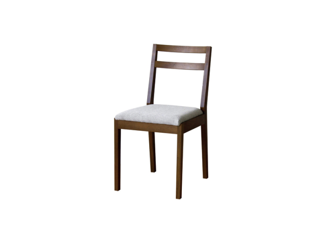 (送料無料)プレーンダイニングチェア WALNUT